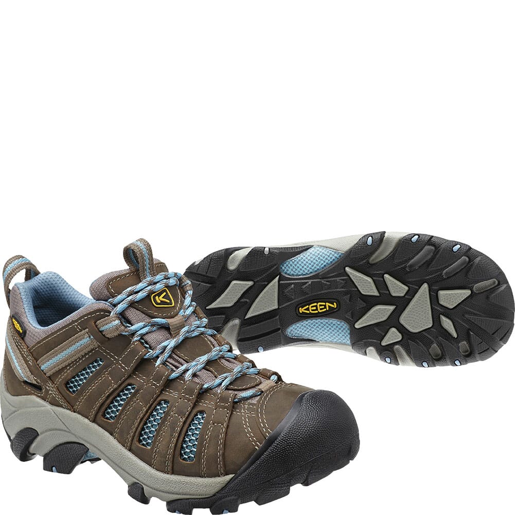 Image for KEEN Women's Voyageur Hiking Shoes - Brindle/Alaskan Blue from bootbay