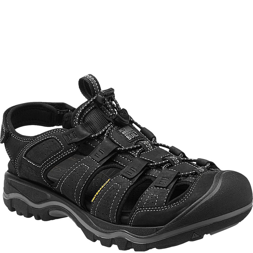 KEEN Men's Rialto H2 Sandals - Black/Gargoyle | elliottsboots