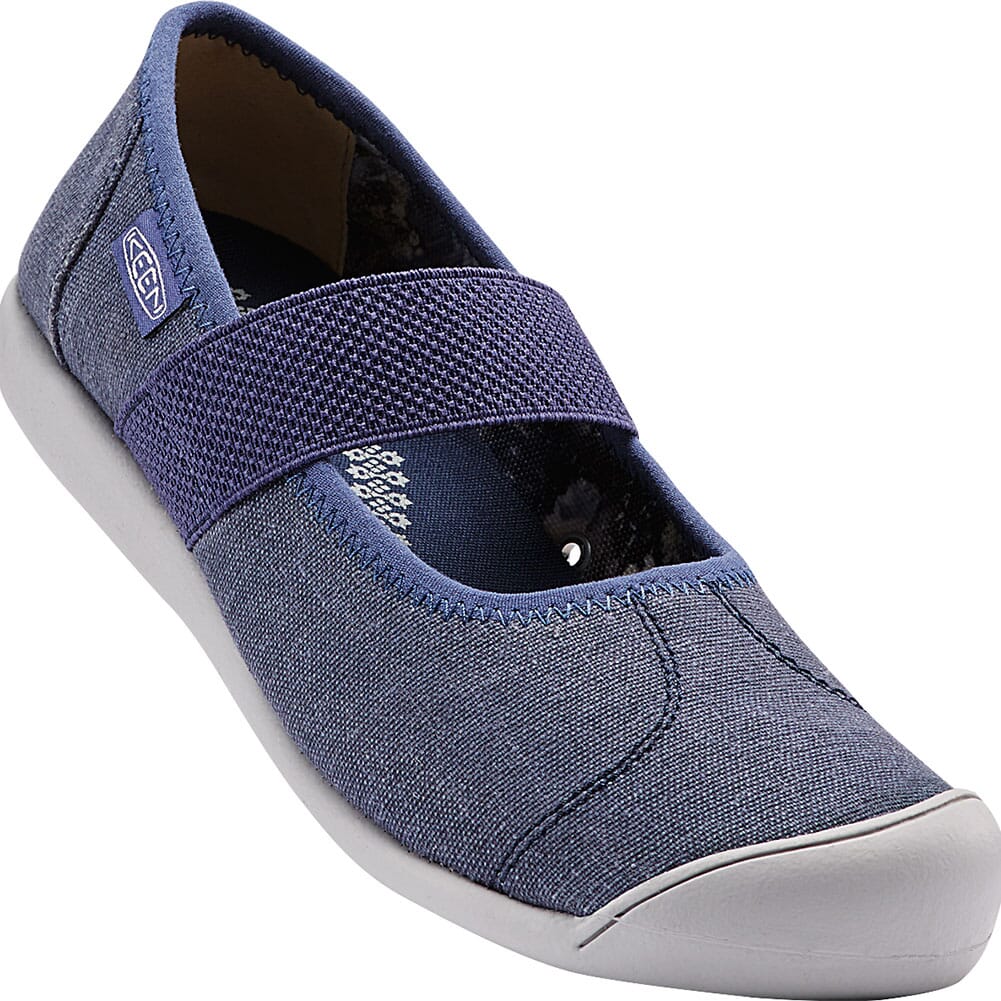 KEEN Women's Sienna MJ Canvas Shoes - Crown Blue | elliottsboots