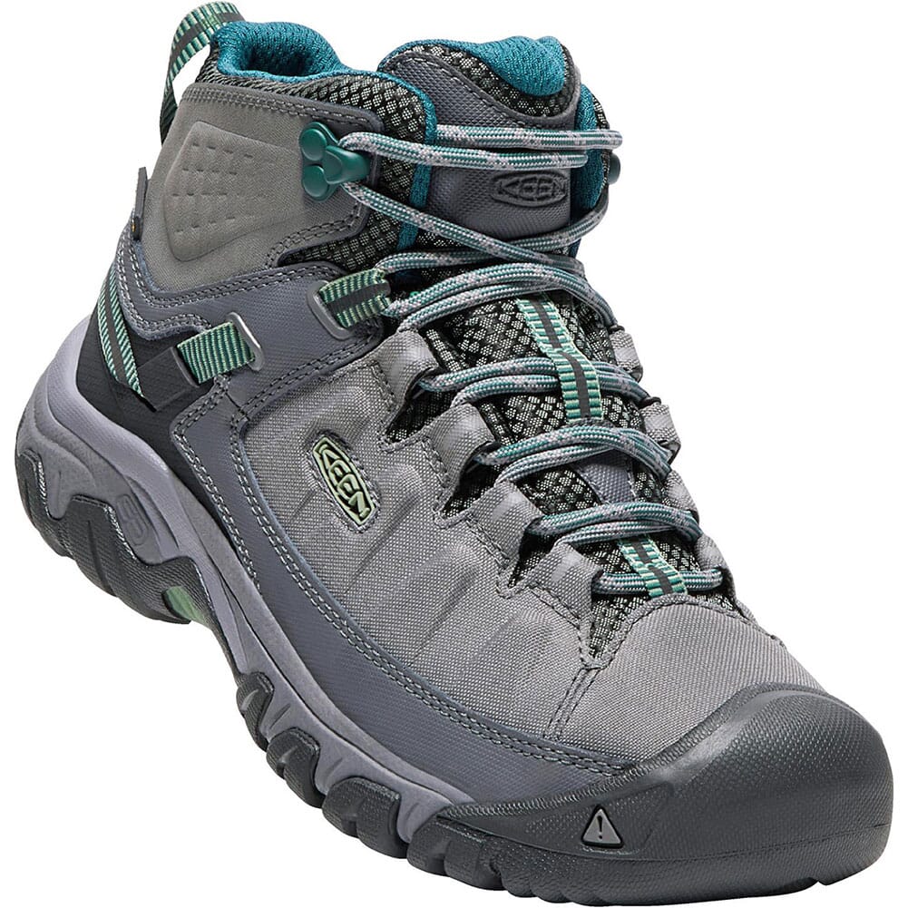 Image for KEEN Women's Targhee EXP WP Hiking Boots - Steel Grey/Basil from elliottsboots