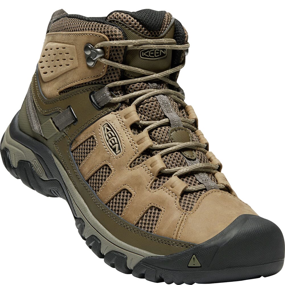 Image for KEEN Men's Targhee Vent Mid Hiking Boots - Olivia/Bungee Cord from elliottsboots