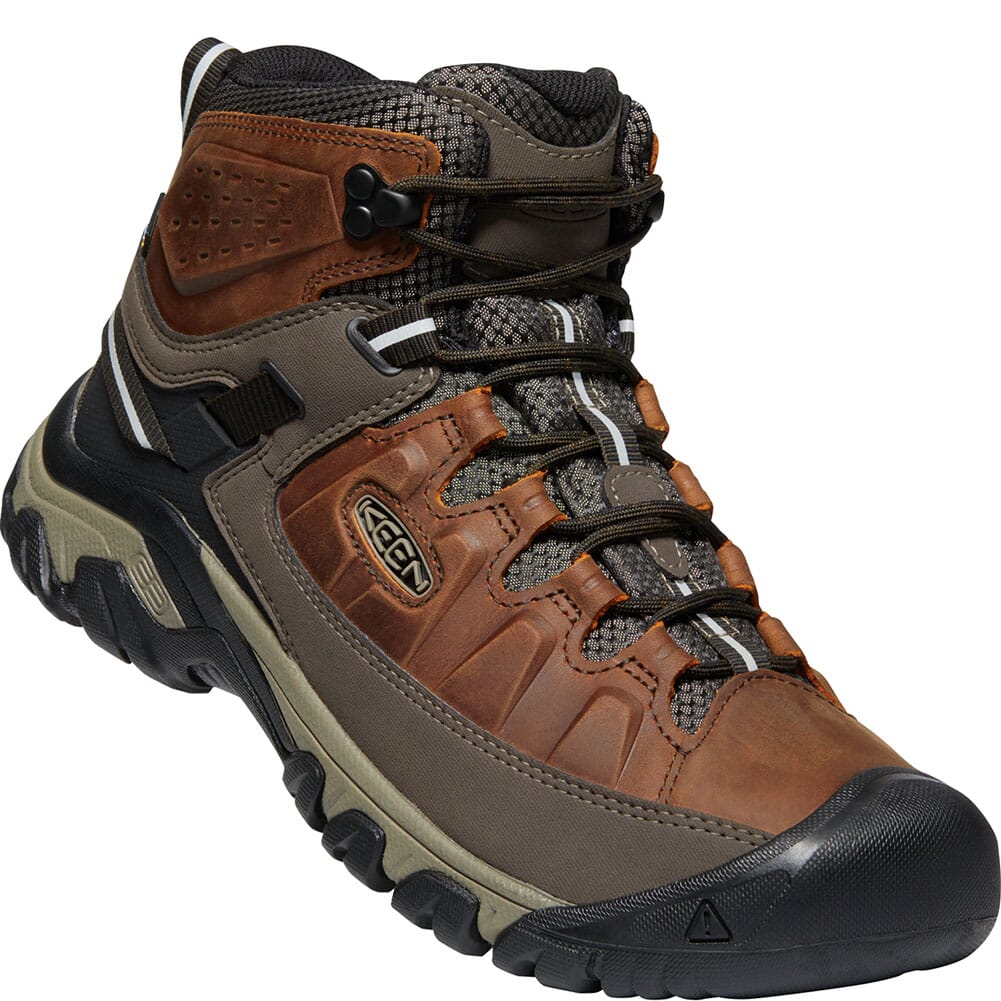 Image for KEEN Men's Targhee III WP Mid Hiking Boots - Chestnut/Mulch from elliottsboots