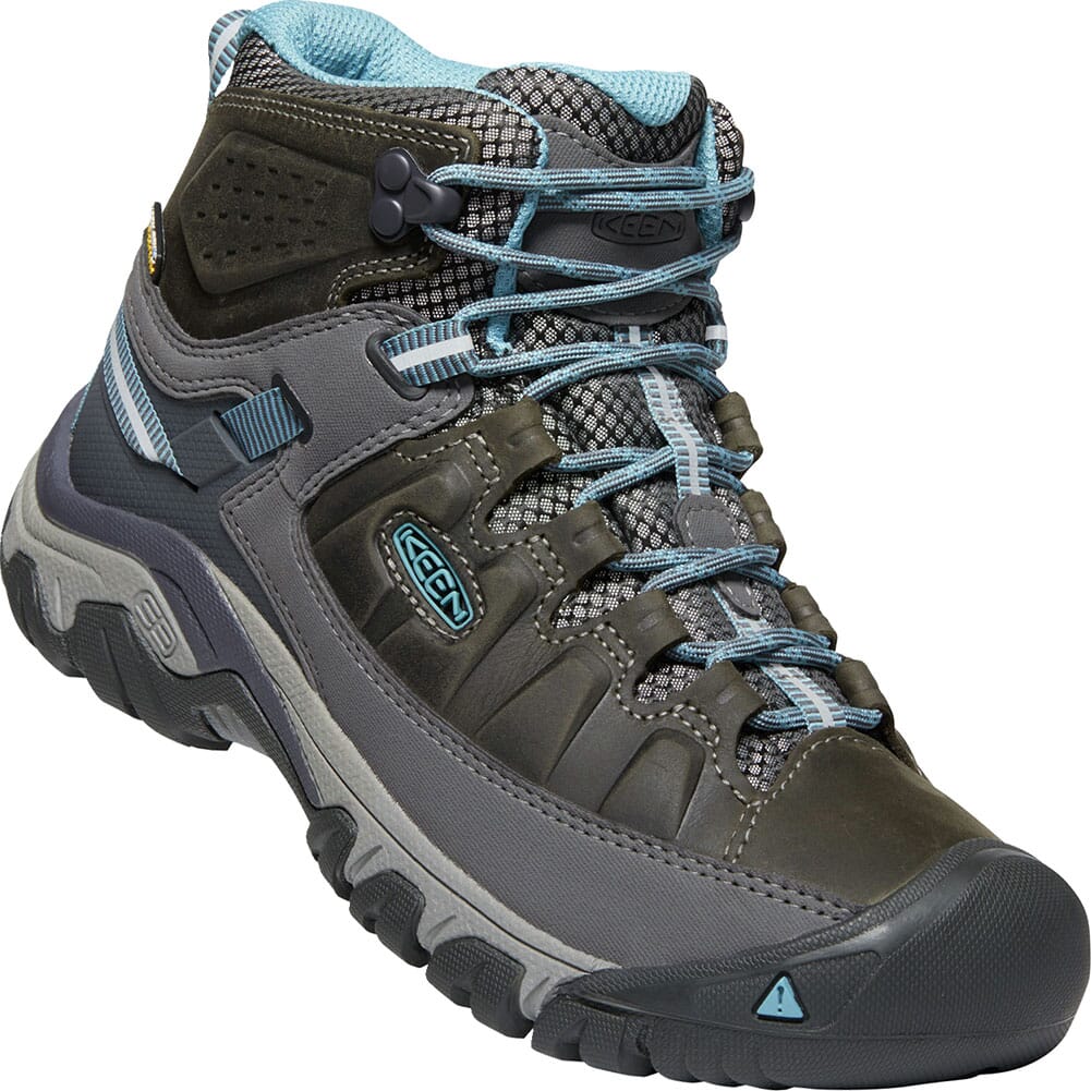 Image for KEEN Women's Targhee III WP Mid Hiking Boots - Magnet/Atlantic Blue from bootbay
