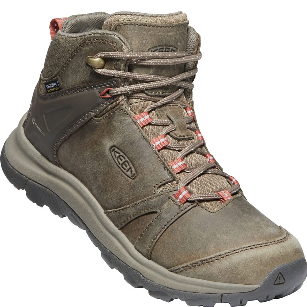 Image for KEEN Women's Terradora II Leather WP Boots - Brindle/Redwood from bootbay
