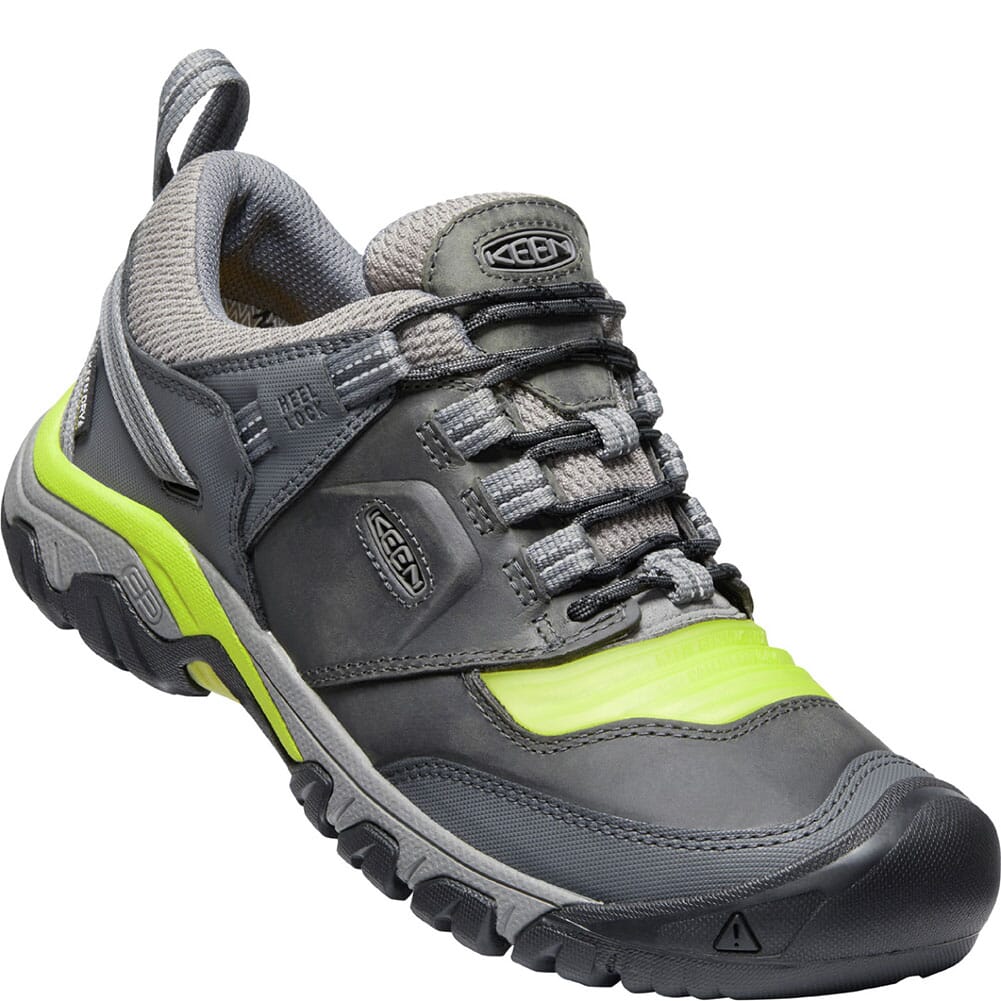 Image for KEEN Men's Ridge Flex WP Hiking Shoes - Steel Grey/Evening Primrose from elliottsboots