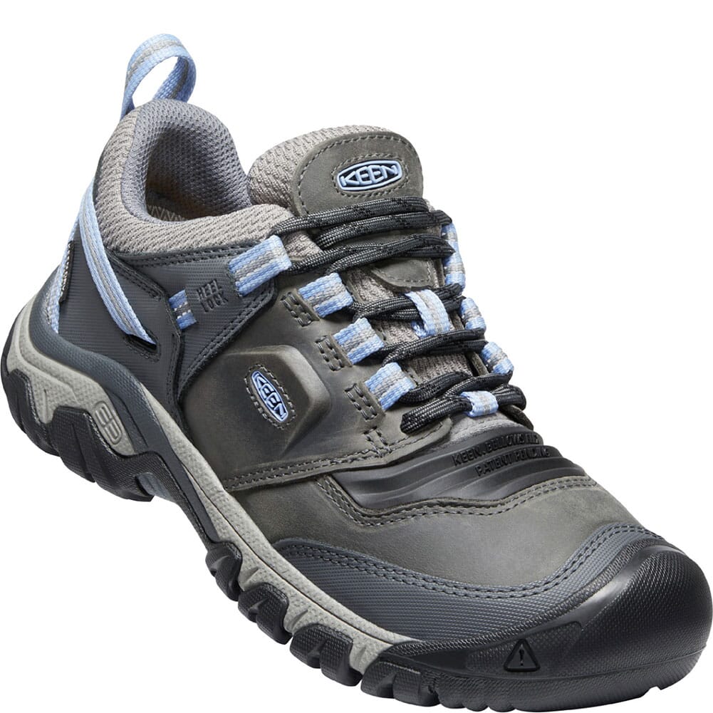 Image for KEEN Women's Ridge Flex WP Hiking Boots - Steel Grey/Hydrangea from bootbay