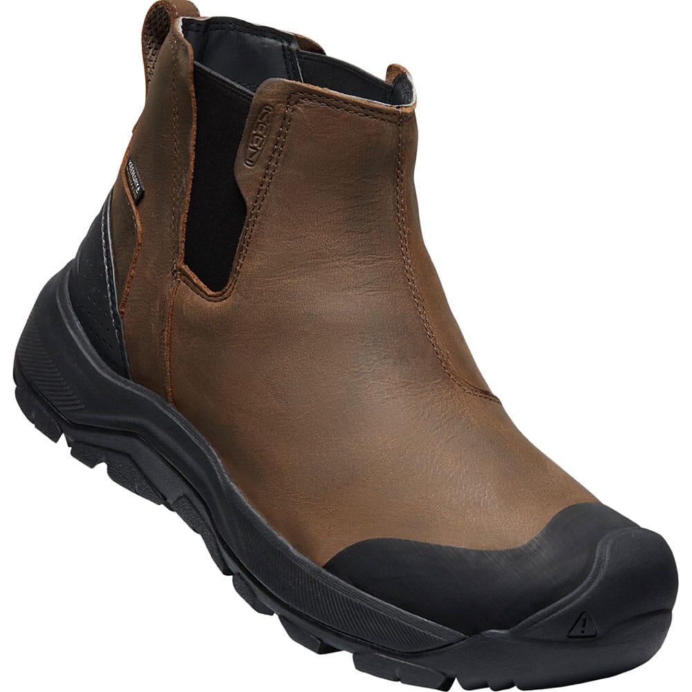 KEEN Men's Revel IV Chelsea Hiking Boots - Canteen/Black | elliottsboots