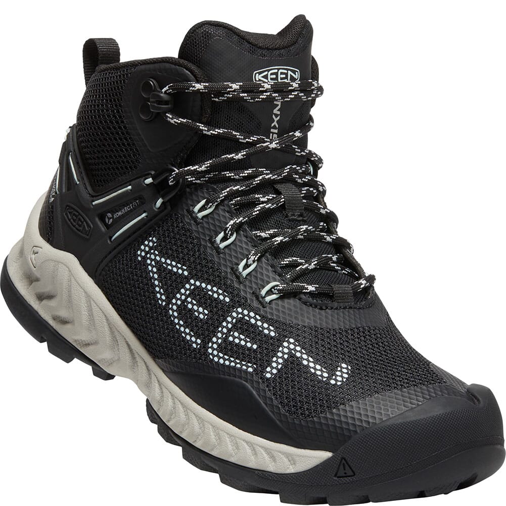 Image for KEEN Women's NXIS EVO WP Hiking Boots - Black/Blue Glass from bootbay
