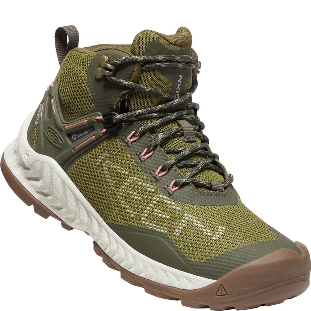 Image for KEEN Women's NXIS EVO WP Hiking Boots - Olive Drab/Birch from elliottsboots
