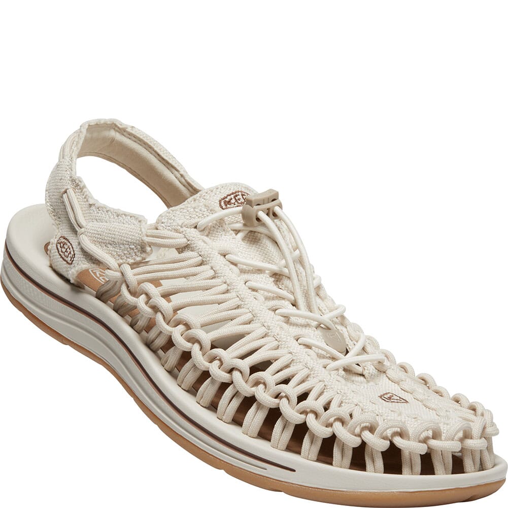KEEN Outdoor Men's UNEEK Canvas Sandals - Natural Canvas/Birch