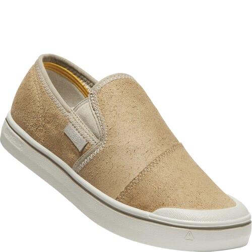 Image for KEEN Outdoor Women's Elsa Harvest Leather Slip-Ons - Beige/Silver Birch from elliottsboots