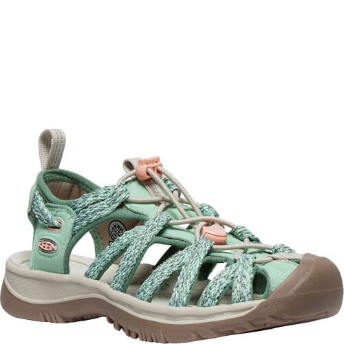 Image for KEEN Outdoor Women's Whisper Sandals - Granite Green/Peach Parfait from elliottsboots