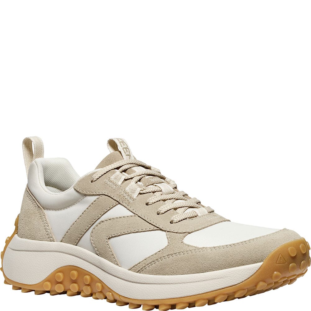カナ KEEN Outdoor Men's KS86 Leather Sneakers - Safari/Birch