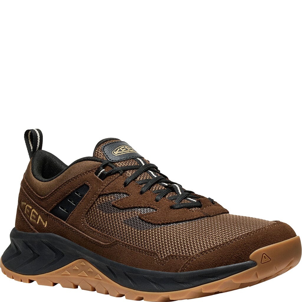 KEEN Men's Hightrail Vented Hiking Shoes - Dark Earth/Oak Buff