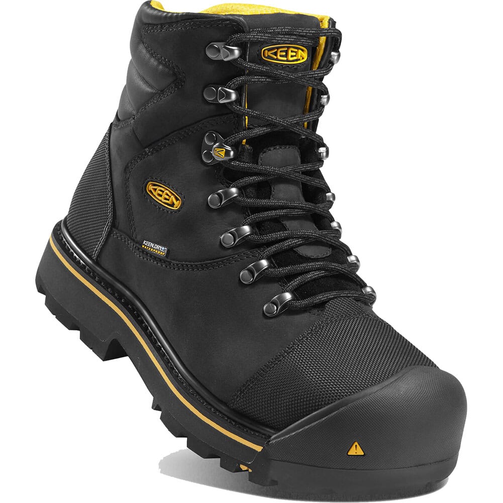 KEEN Utility Men's Milwaukee WP Safety Boots Black elliottsboots