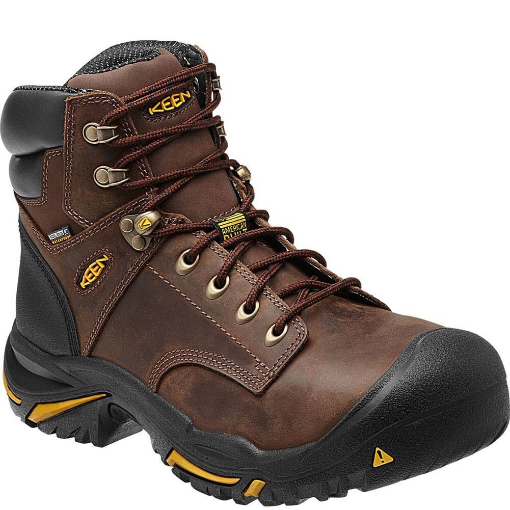 KEEN Utility Men's Mt Vernon EH Safety Boots - Cascade Brown ...