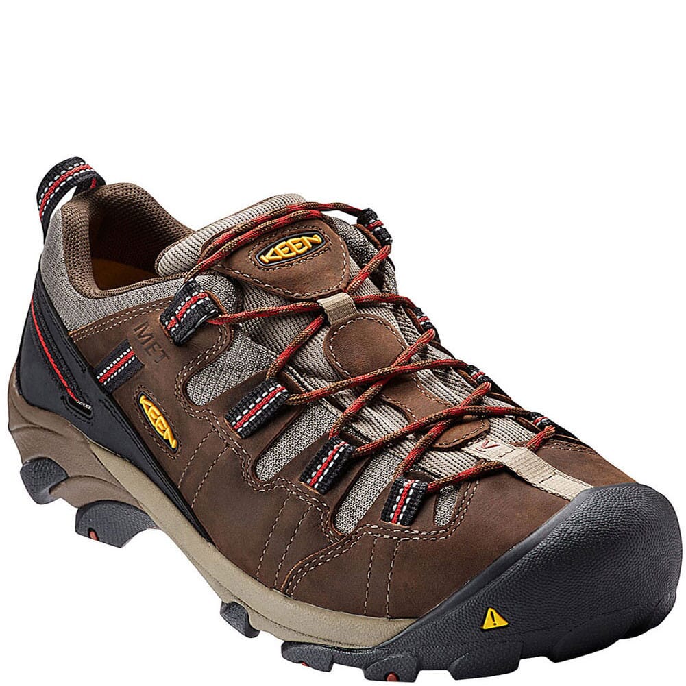 Image for KEEN Utility Men's Detroit Internal Met Safety Shoes - Brown from elliottsboots
