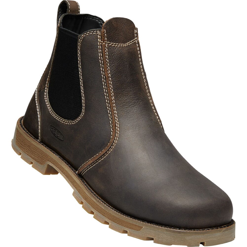 Image for KEEN Utility Men's Seattle Romeo Work Boots - Cascade Brown/Black from elliottsboots