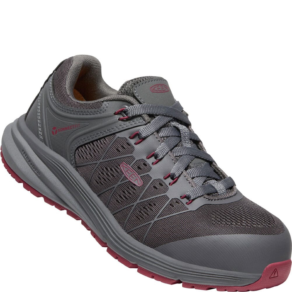 Image for KEEN Utility Women's Vista Energy EH Safety Shoes - Magnet/Rhubarb from elliottsboots