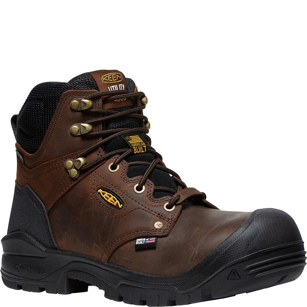 NEW KEEN men\'s independence wp ins safety boots in dark earth Keen Utility Boots: Men main image 4