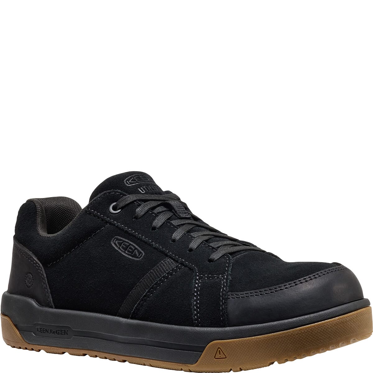 KEEN Utility Men's Kenton+ SD35 Comp Toe Safety Shoes - Black/Gum