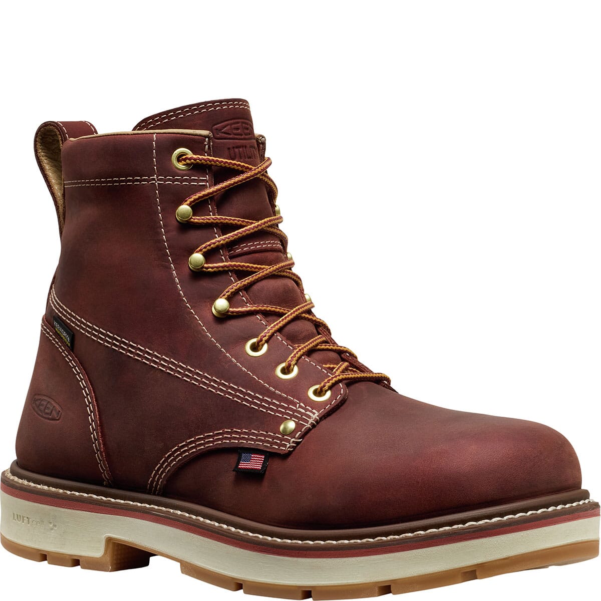 KEEN Utility Steel Toe Work Boots Waterproof Brown Leather Lace Up Mens 10.5 D KEEN Utility® Cincinnati 90 Men main image 3