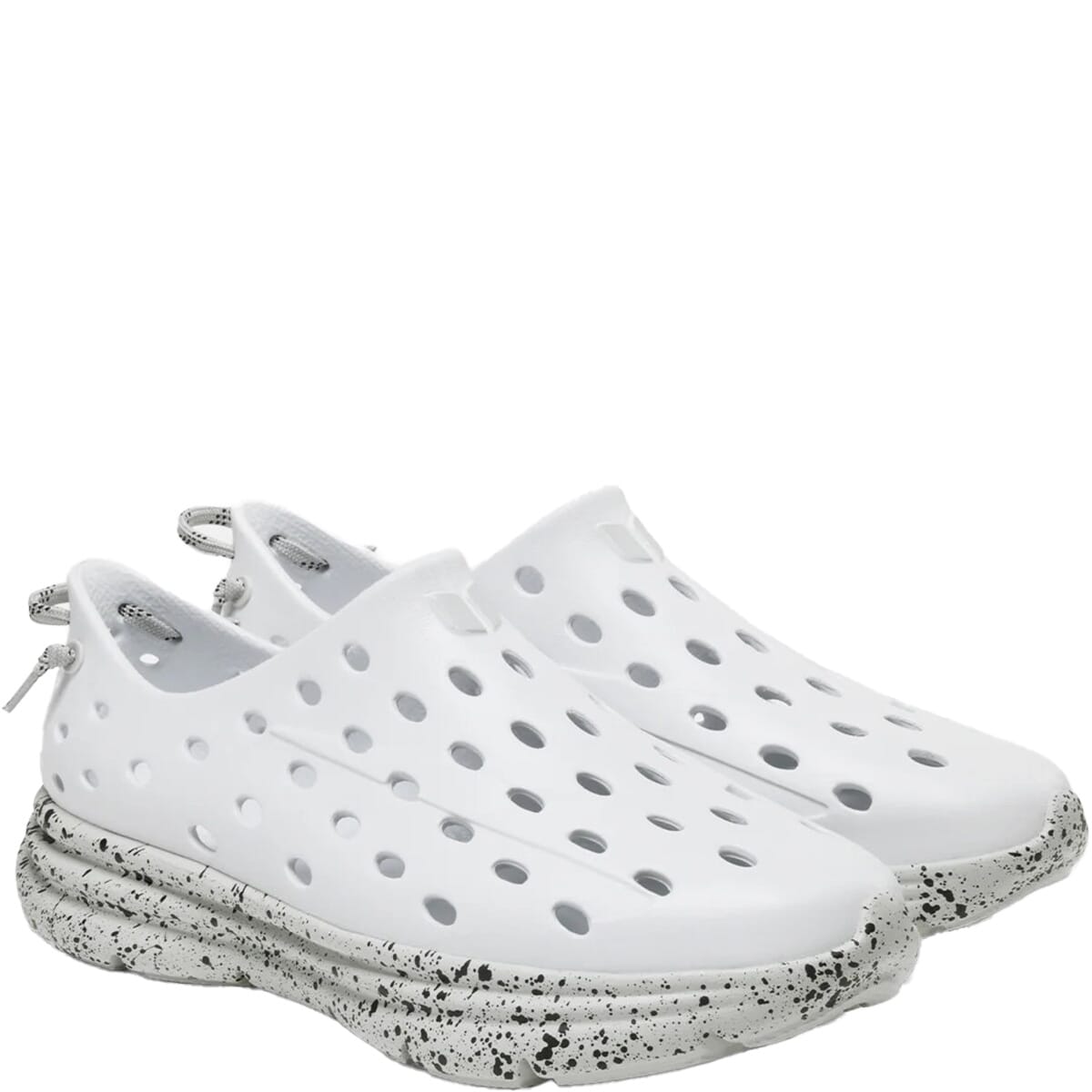 Revive Unisex Active Recovery Shoes - White/Grey Speckle  display picture 3