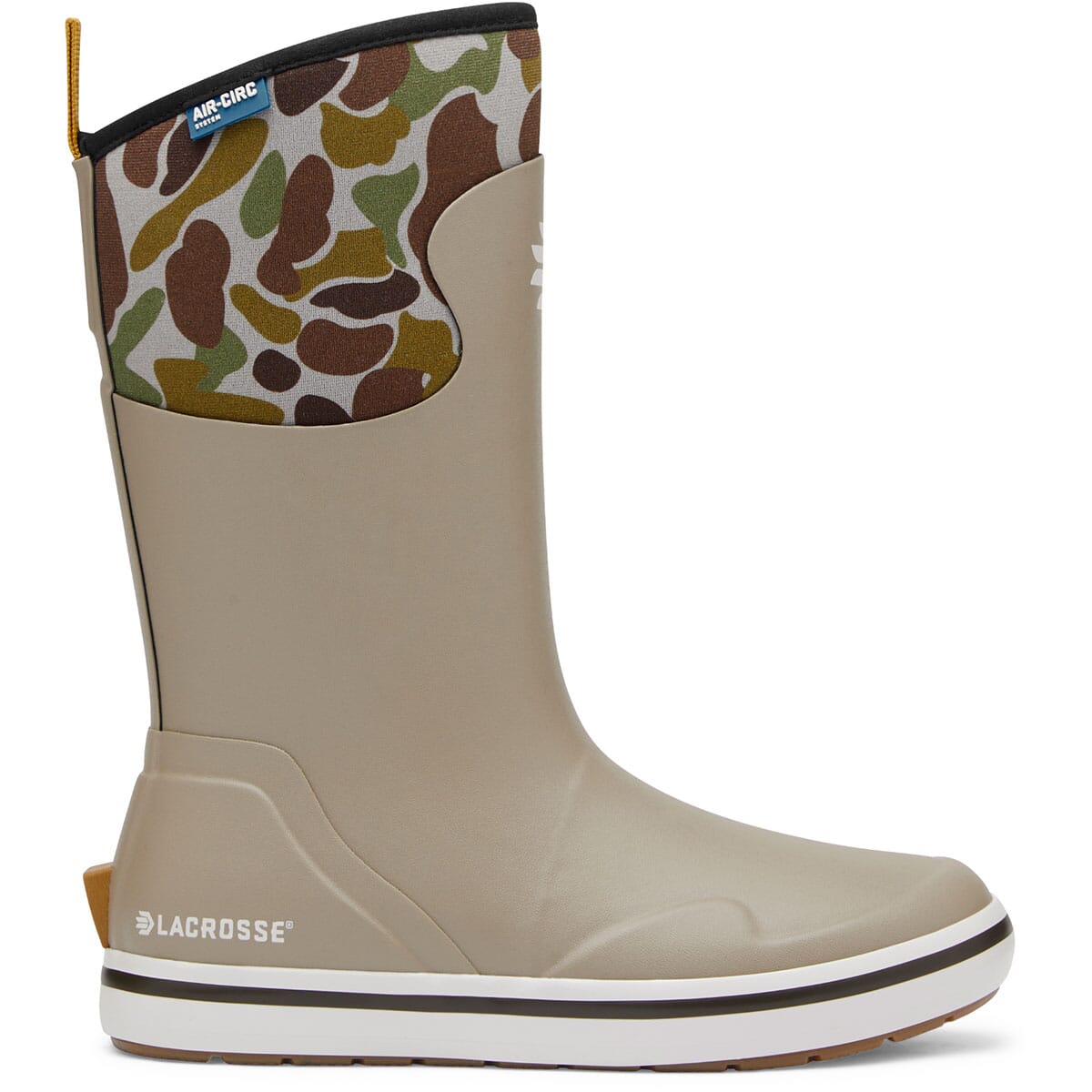 Lacrosse Women's Alpha Deck Tall Rubber Boots - Timber Wolf/Camo