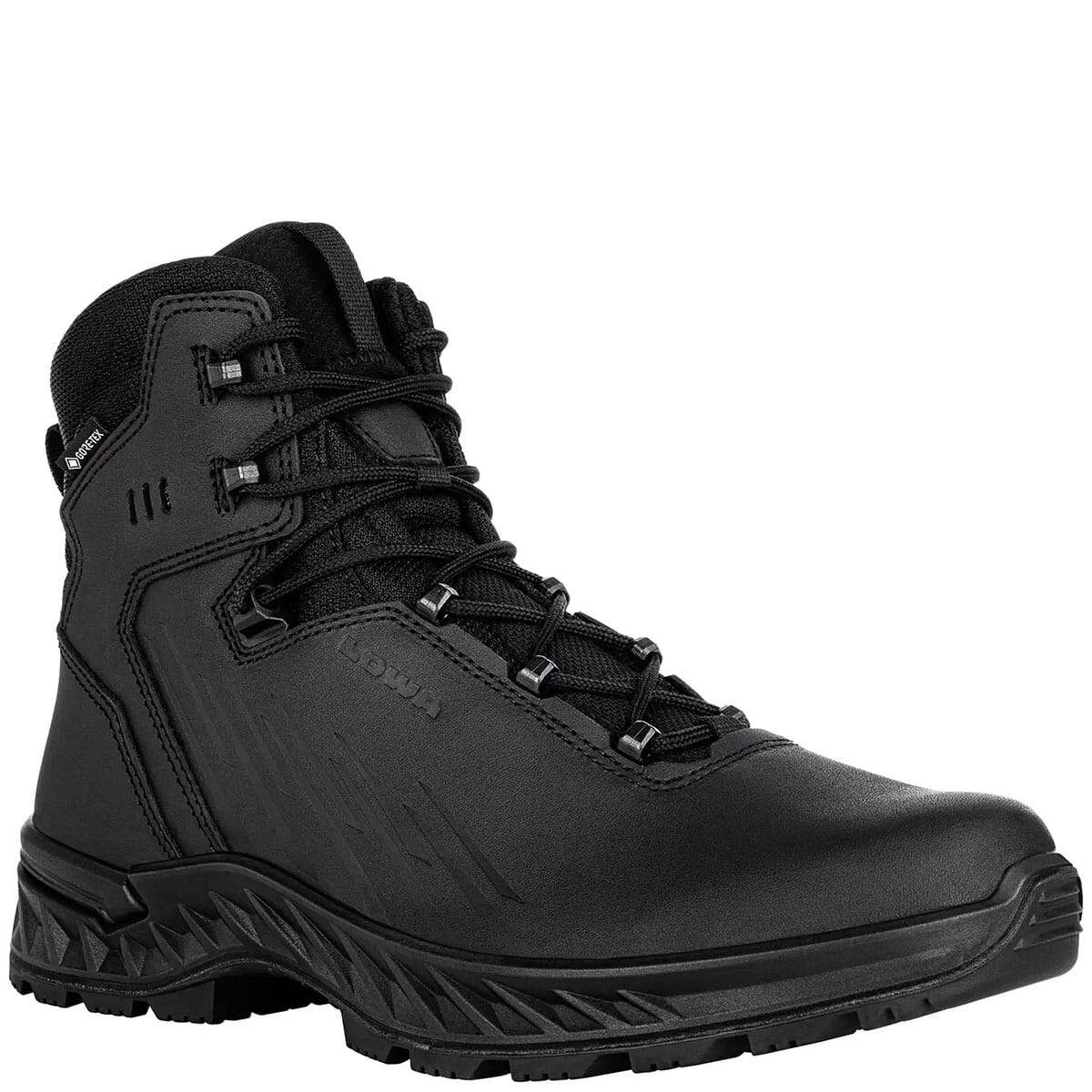 LOWA Zicon GTX Mid Work Waterproof Boots - Black | elliottsboots