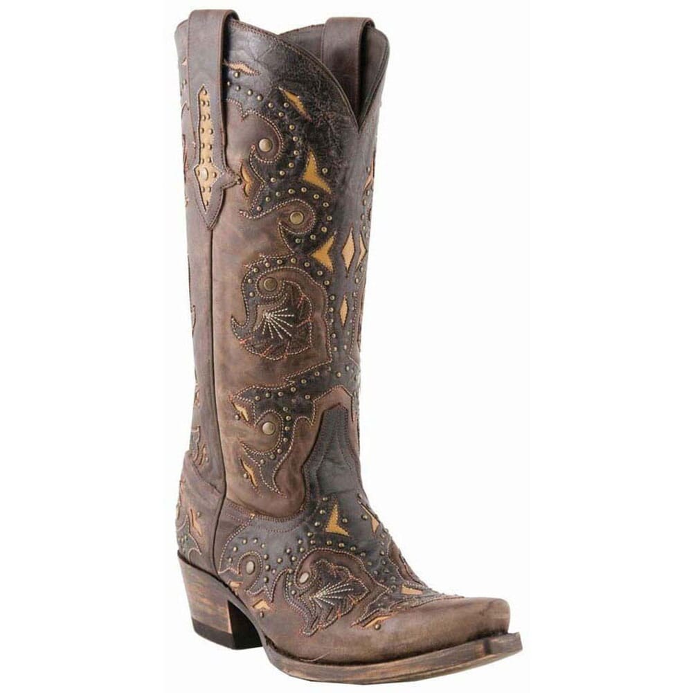 Image for Lucchese Women's Fiona Western Boots - Cafe Brown from elliottsboots