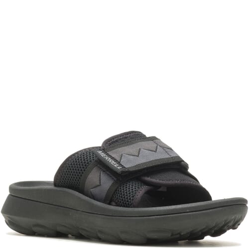 Image for Merrell Women's Hut Ultra Flip Slides - Black/Black from elliottsboots