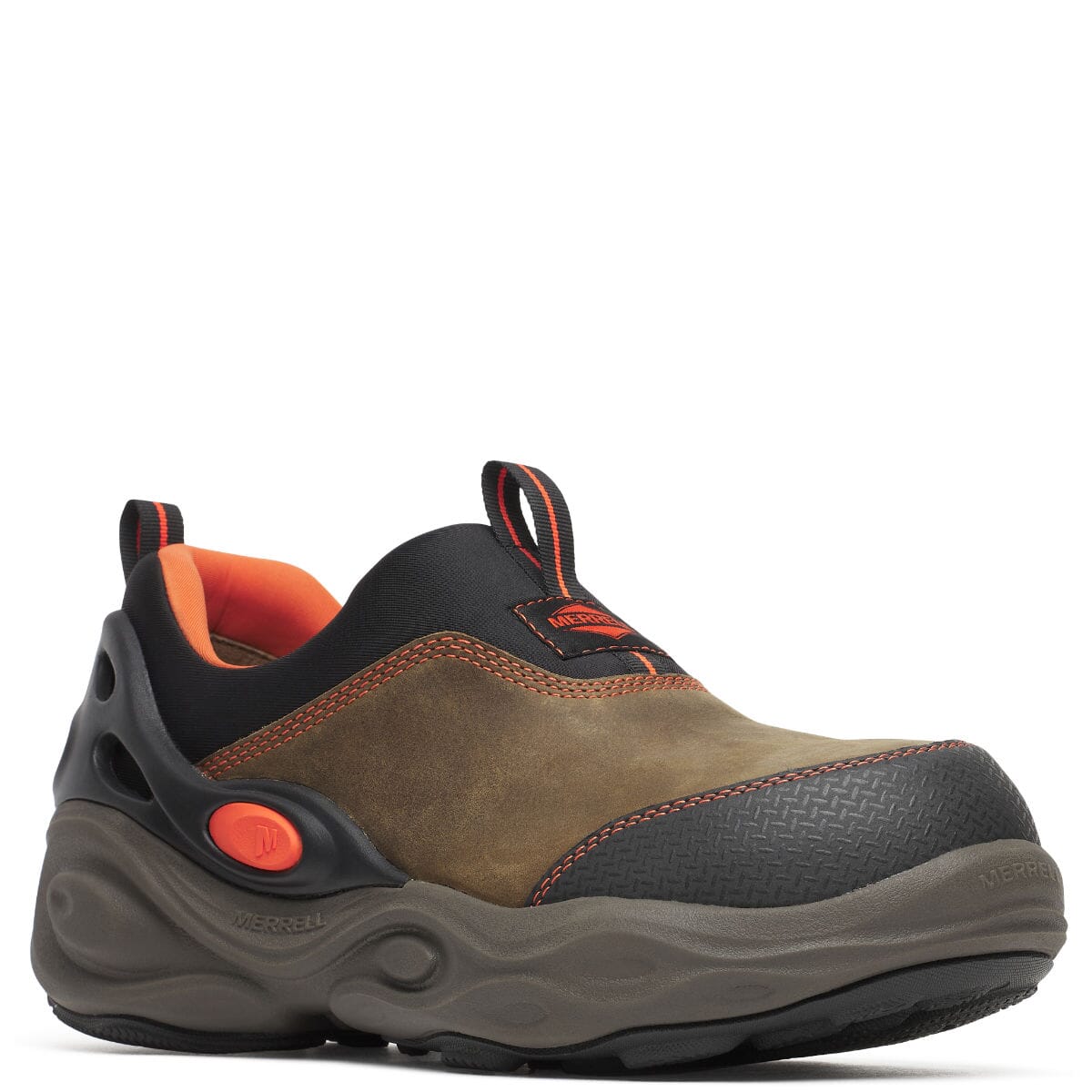 Jungle Moc Wide Hi-Vis SD Composite Toe Safety Shoes - Brown