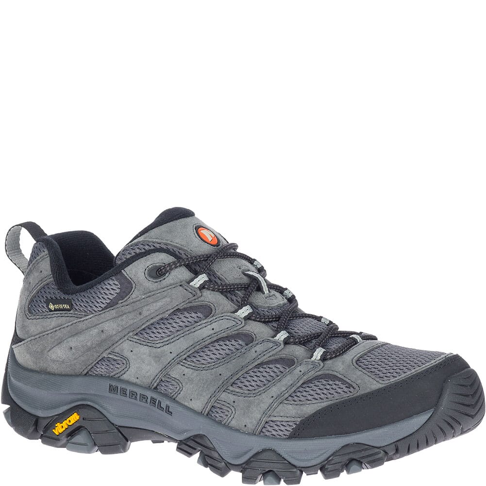 Merrell Men's Moab 3 GTX Wide Hiking Shoes - Granite | elliottsboots