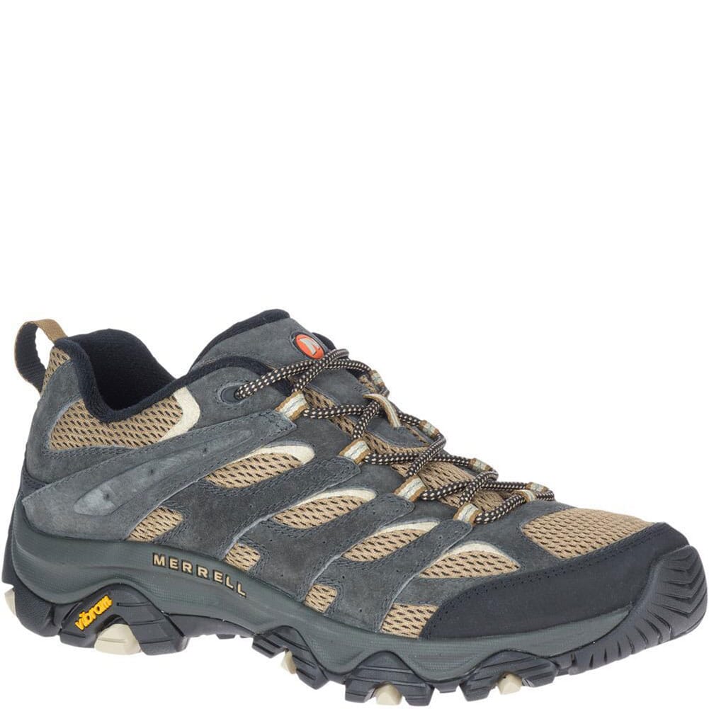 Merrell Men's Moab 3 Hiking Shoes - Butternut/Beluga | elliottsboots