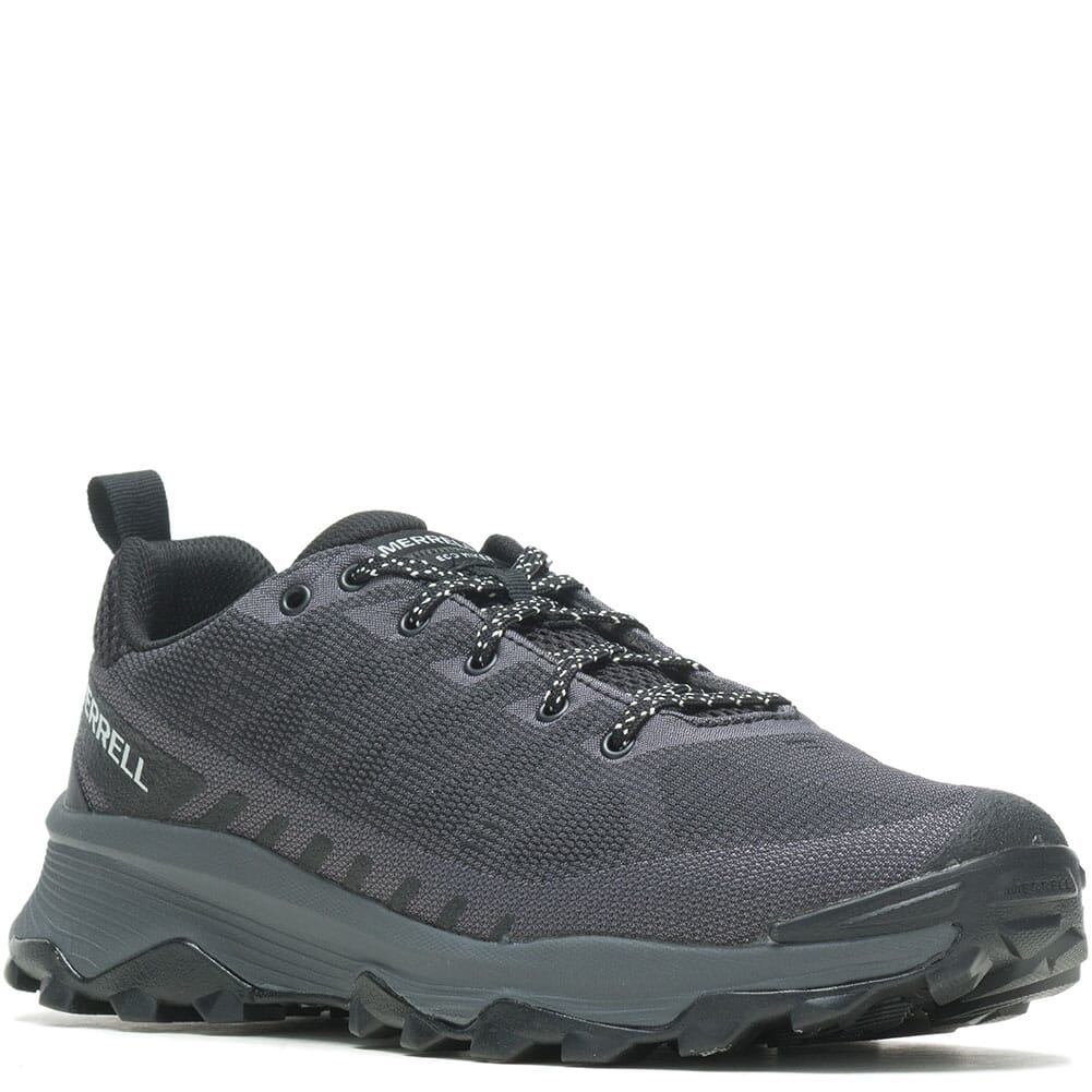 Merrell Men's Speed Eco Hiking Shoes - Black/Asphalt | elliottsboots