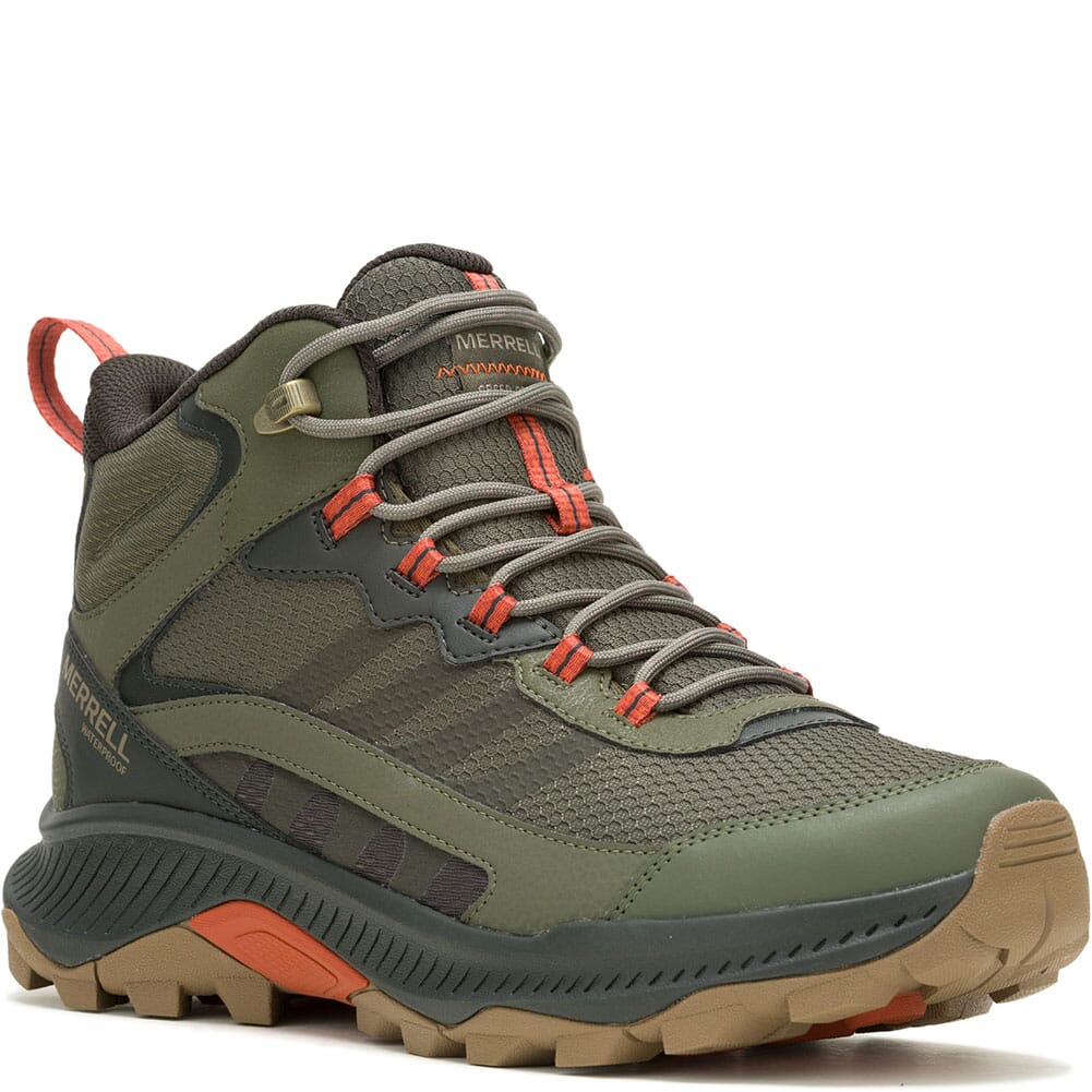 merrell olive boots