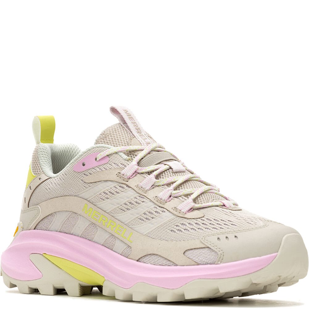 上質で快適 Hiking 2 Speed Moab Women's Merrell Shoes Fondant/Silver - 靴