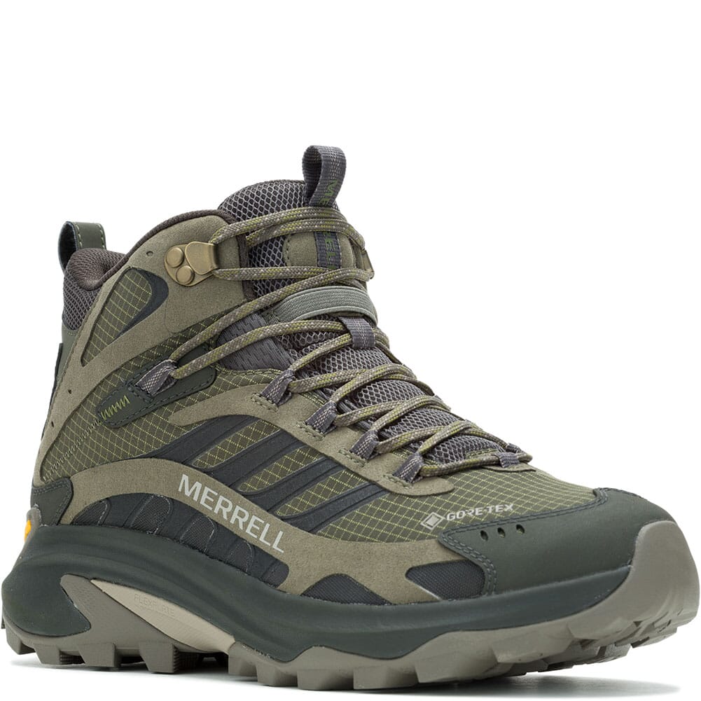 Merrell Men's Moab Speed 2 Mid GTX Hiking Boots - Olive