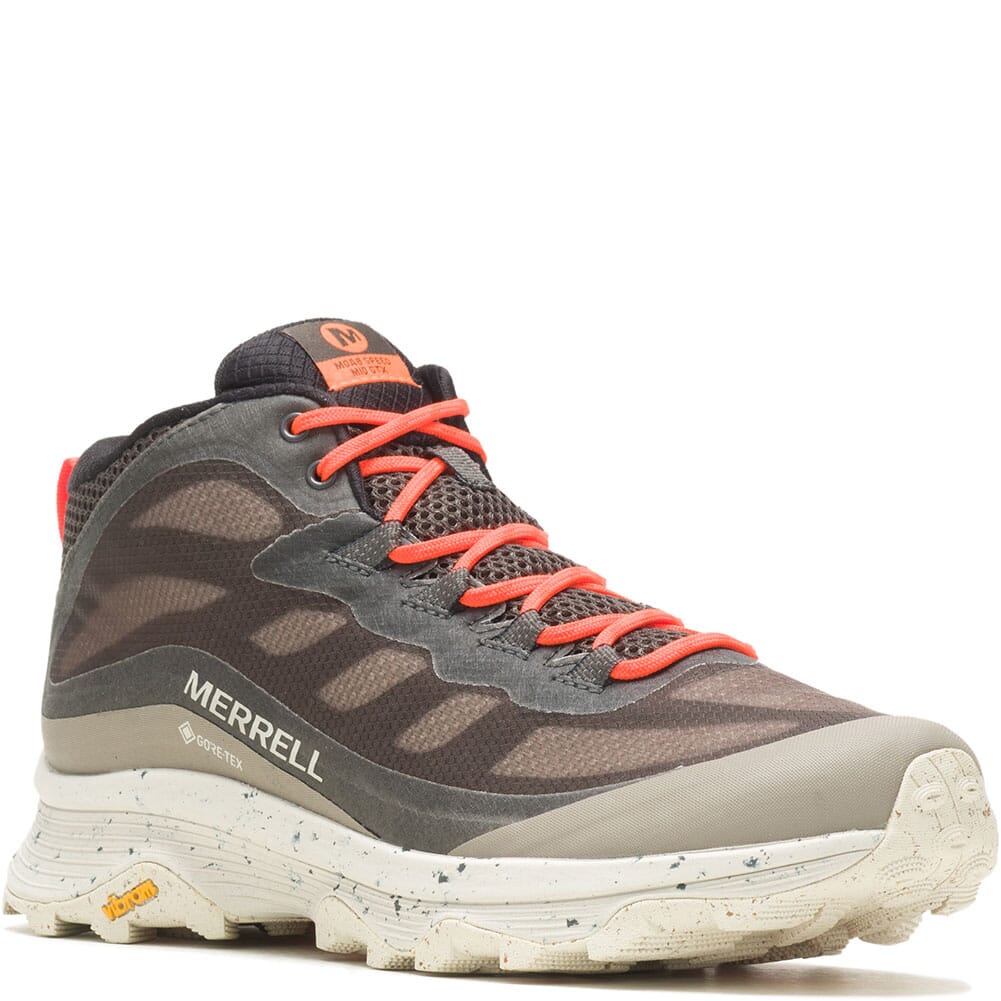 Merrell Men s Moab Speed Mid GTX Hiking Shoes Falcon elliottsboots