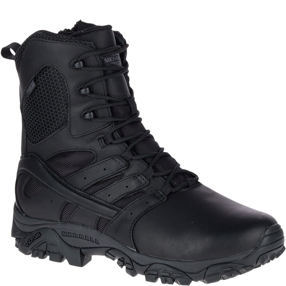 Image for Merrell Men's Moab 2 Tactical Response 8IN Wide Uniform Boots - Black from bootbay