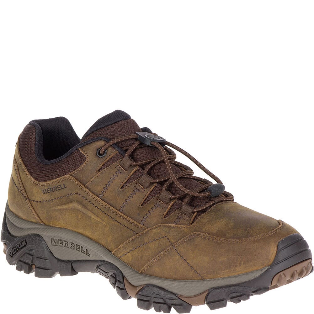 Merrell Men's Moab Adventure Stretch Wide Hiking Shoes - Dark Earth ...