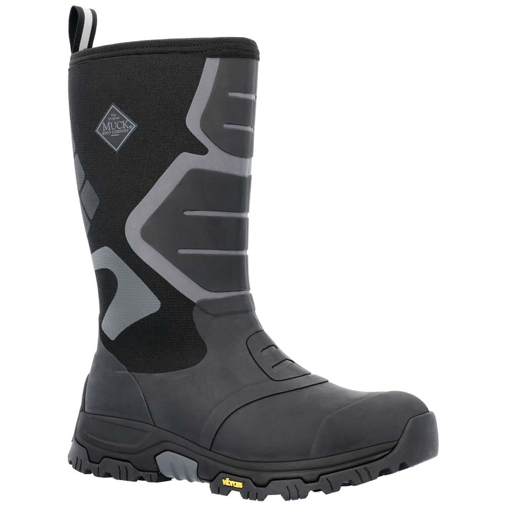 Muck Men s Apex Pro Vibram Arctic Grip Rubber Boots Black elliottsboots