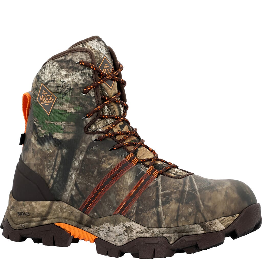 (取寄) オリジナル ムック ブーツ カンパニー メンズ アルファ パシュート The Original Muck Boot Company men The Original Muck Boot Company Alpha Pursuit Brown/Orange/Realtree Muck Men's Alpha Pursuit Hunting Boots - Realtree | elliottsboots