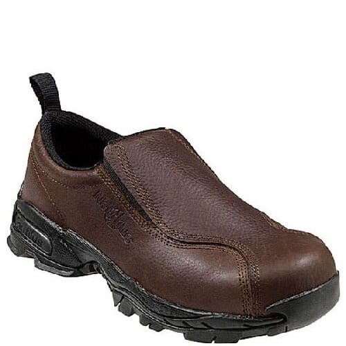 Nautilus Women's Steel Toe Safety Shoes - Brown | elliottsboots