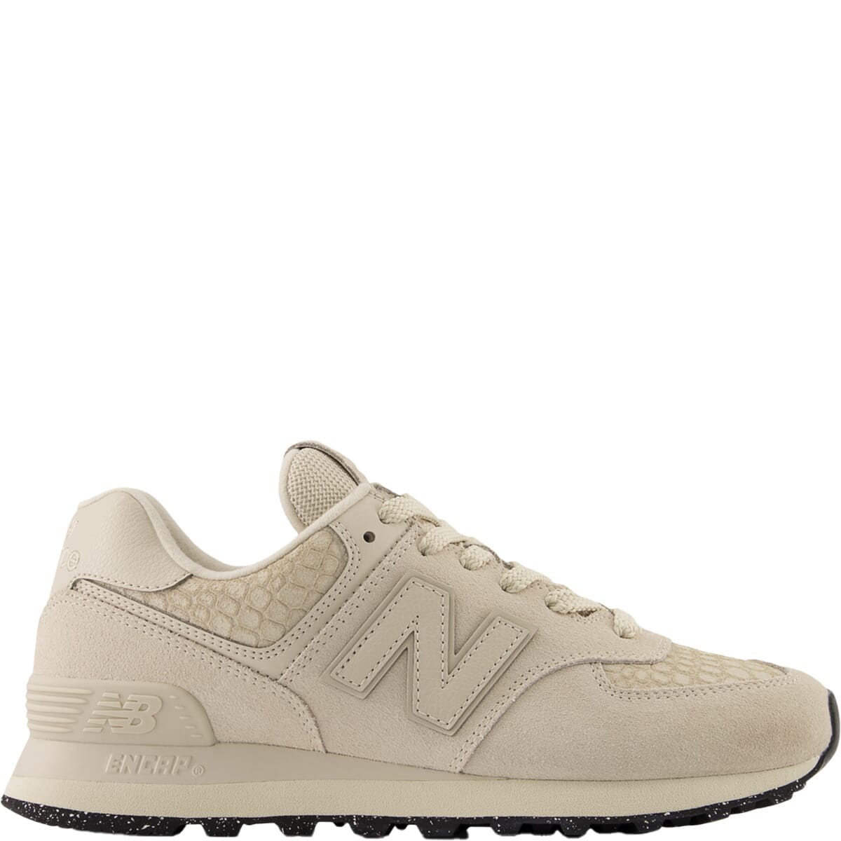 New Balance Women's 574 V2 Athletic Shoes - White/Bone | elliottsboots