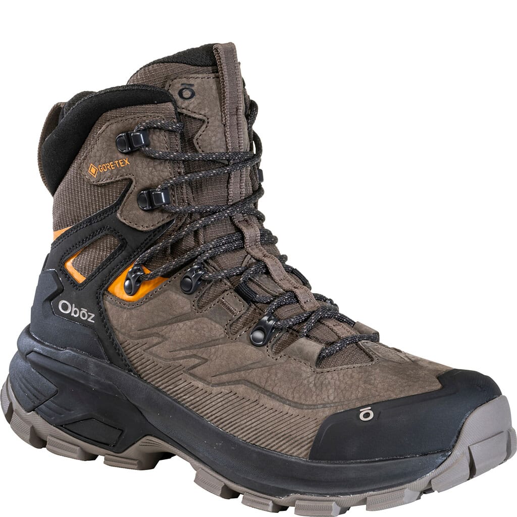Oboz Men's Bridger Ridge Mid GTX Hiking Boots - Brown | elliottsboots