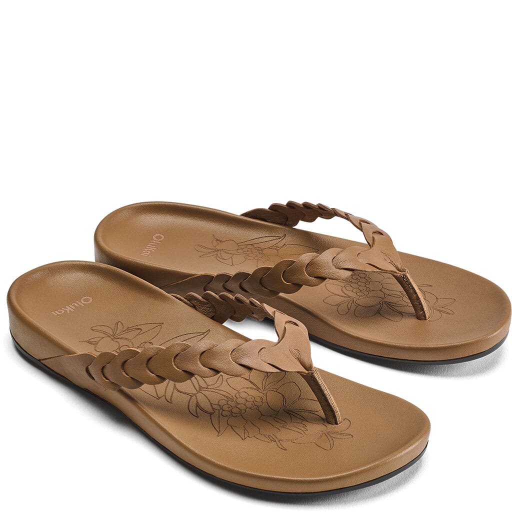 OluKai Tan Sandals Comfort-Oriented Design Olukai Men main image 3