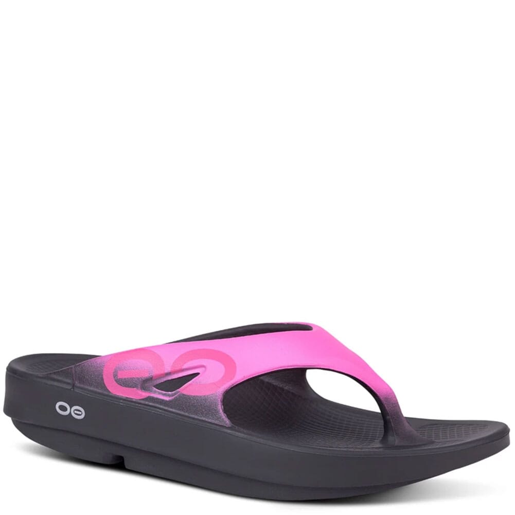 OOFOS Unisex OOriginal Sport Sandals - Black/Pink | elliottsboots