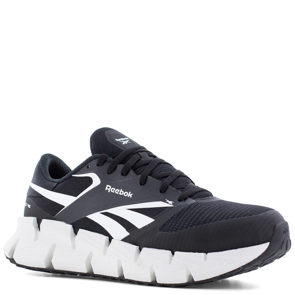 SixTONES Reebok ひので Reebok Men's FloatZig Comp Toe Safety Shoes - Black/White