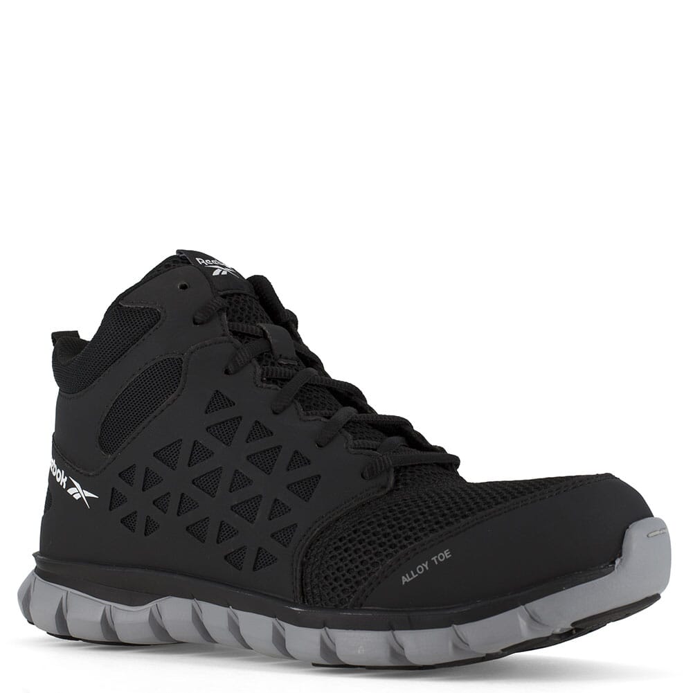 Reebok Women's Sublite Cushion SR SD Safety Shoes - Black | elliottsboots